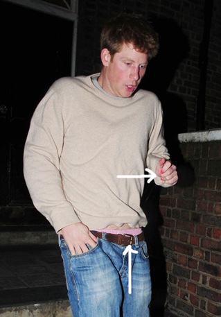 Prince Harry Pink Nail Picture