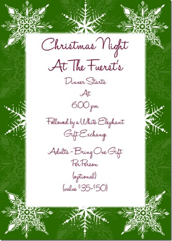 Christmas Invite 2010