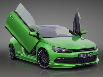 Volkswagen Scirocco from JE Design: all force in colour