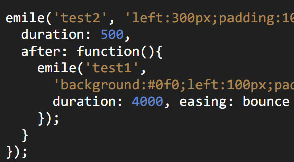 css animation with javascript