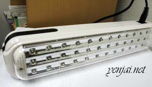 LCD rechargable emergency lamp