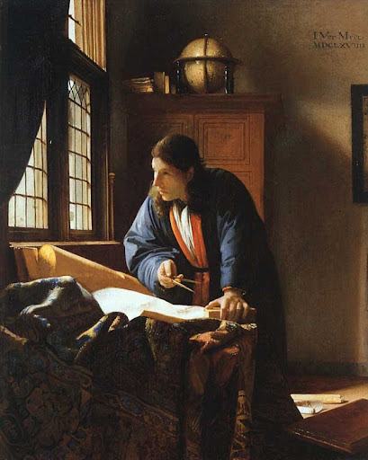 Vermeer The Geographer. Account Options