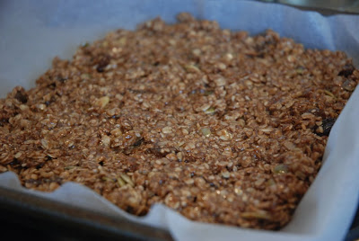 Peanut Butter and Date Flapjack
