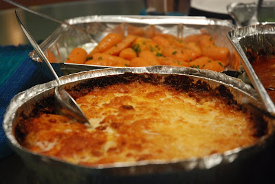 Benson's of Broadway - Dauphinoise Potato and Glazed Chantenay Carrots