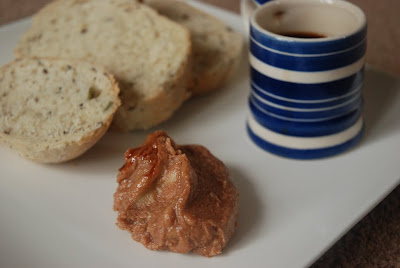 Dibis W'rashi with sliced seeded bloomer and Espresso