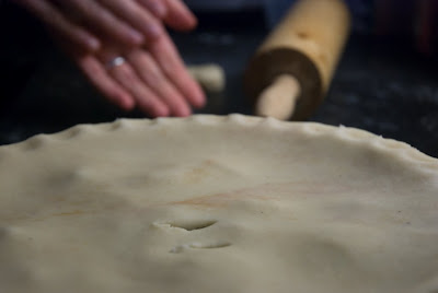 Asparagus, Broccoli and Blue Cheese Pie