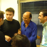 Pr. Arlindo estimulando Jovens Batistas