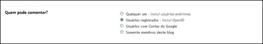 configura&ccedil;&otilde;es do Blogger