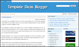 Template Dicas Blogger