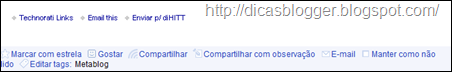 Links no rodapé Links no rodapé