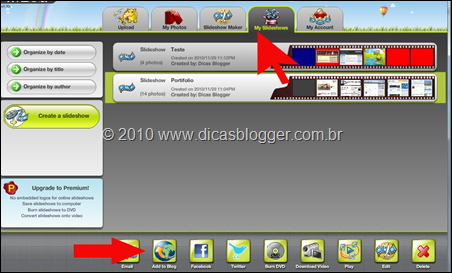 Gerenciador slideshow-maker