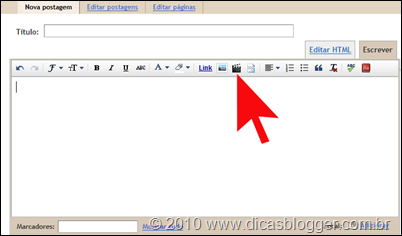 Inserir vídeo inserir-video-blogger