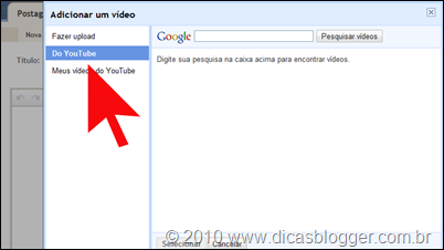 opções youtube-blogger