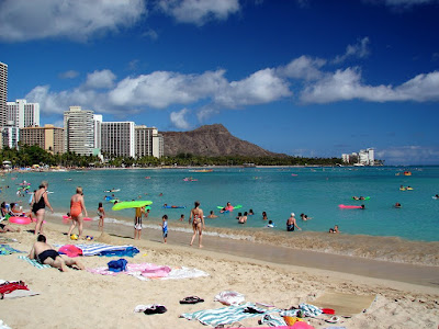 Waikiki Beach, Honolulu Hawaii