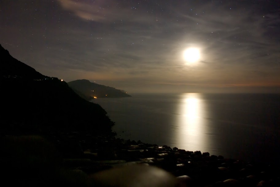 A la luz de la luna