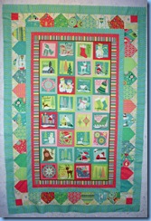 0709 Christmas Panel Quilt