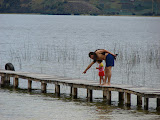 Ense&ntilde;ando en la laguna