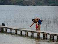 Enseñando en la laguna