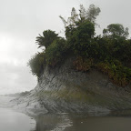 Las playas de Ladrilleros bajo la lluvia