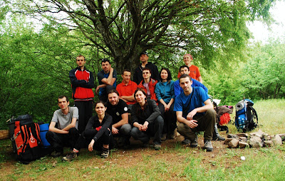 participanti la atelierul de alpinism si escalada AMC din Macin