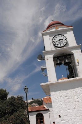 Grecia - Skiathos - Biserica cu ceas
