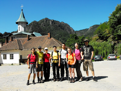 Poza de grup la Manastirea Turnu