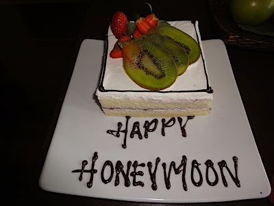 It was our honeymoon...