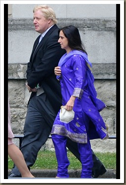 Boris Johnson y Marina Johnson Boris Johnson y Marina Johnson