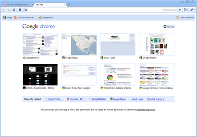 Chrome NTP New Google Chrome 3.0 Final disponible para descargar