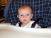 16 weeks Tues July 29th first food, rice ceral  5.JPG