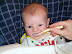 16 weeks Tues July 29th first food, rice ceral  7.JPG