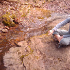 I didn't take this picture but that's me wishing I had my camera and pointing to the pretty colors in the water :)