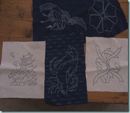 sashiko pieces