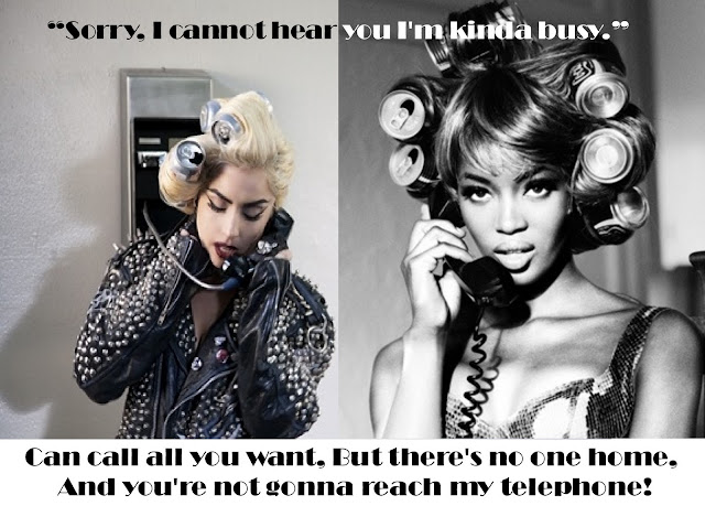 Lady Gaga Naomi Campbell Hair Cans