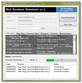 Download Lampiran di Email Anda dengan Mail Attachment Downloader