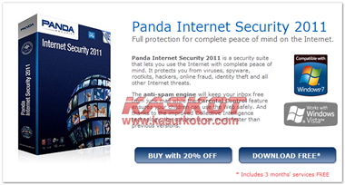 Panda Internet Security 2011 dan Antivirus Pro 2011 Gratis 3 Bulan