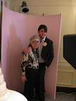 The amazing Sylvia Weinstock pose for a picture with Anthony in our photo booth provided by the company Polite in Public.