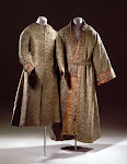 Robe de chambre du roi Frédéric IV de Danemark (1671-1730) : robe de chambre et robe de dessous, bonnet, paire de mules vers 1700 © Copenhague, Collections royales du Danemark, château de Rosenborg