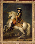 Portrait équest re de Louis XIV
René Antoine Houasse.
Huile sur toile, vers 1679.
Versailles, musée national des châteaux
de Versailles et de Trianon.
© RMN | G. Blot