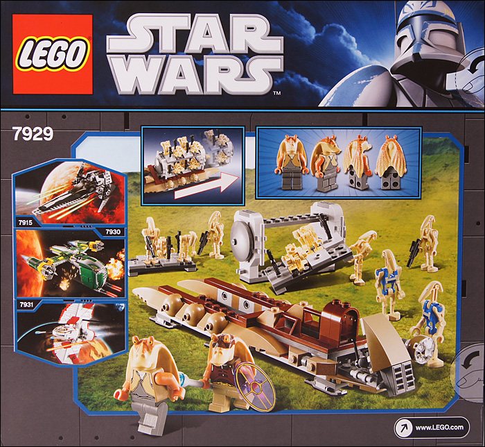 Bricker - Gioco di costruzioni di LEGO 7929 The Battle of Naboo