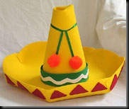 Todo Halloween: Como hacer un sombrero de mexicano en foami