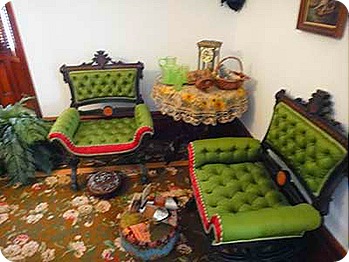 Original furniture in palour