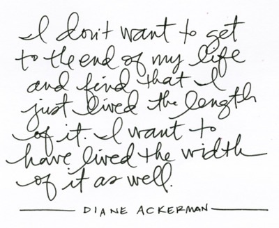 quote diane ackerman patterson