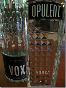 Vodka bottles