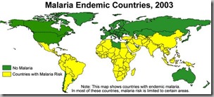 Malaria map