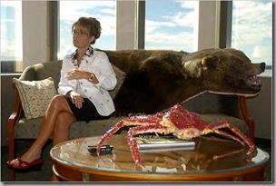 Palin and crab
