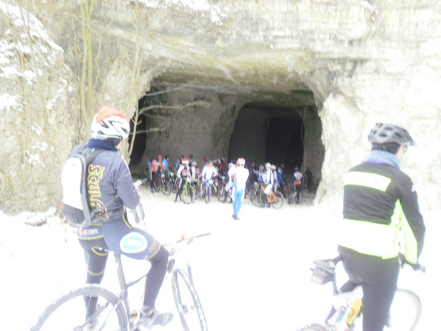 Bikers nelle grotta