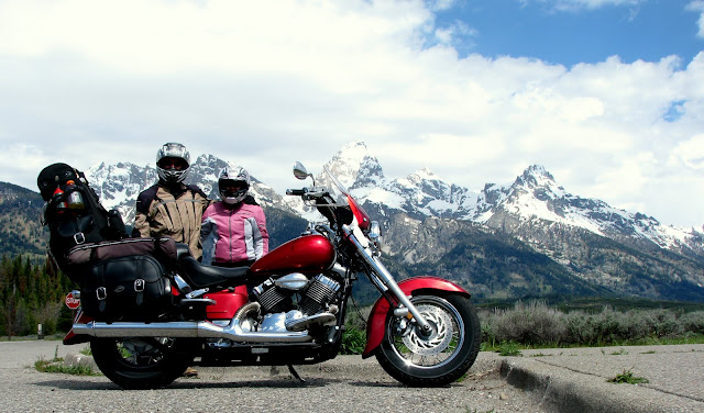 v star 650 motorcycle trip grand tetons