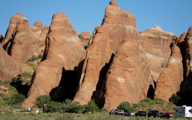 Cool Rock Formations Arches National Park