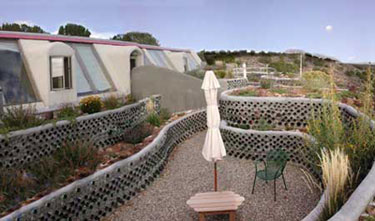 Dobson House sits at 7000 feet on a 100 foot hill in a rift valley